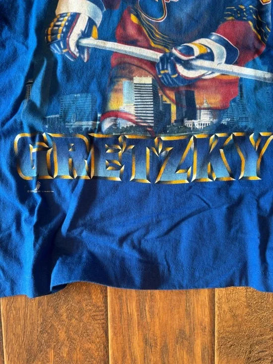 Vintage 90s Wayne Gretzky St. Louis Blues Shirt - Picture 6 of 9